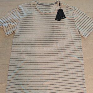 RAILS Designer Brand Mens Organic Eco Valencia Tee Shirt Size L